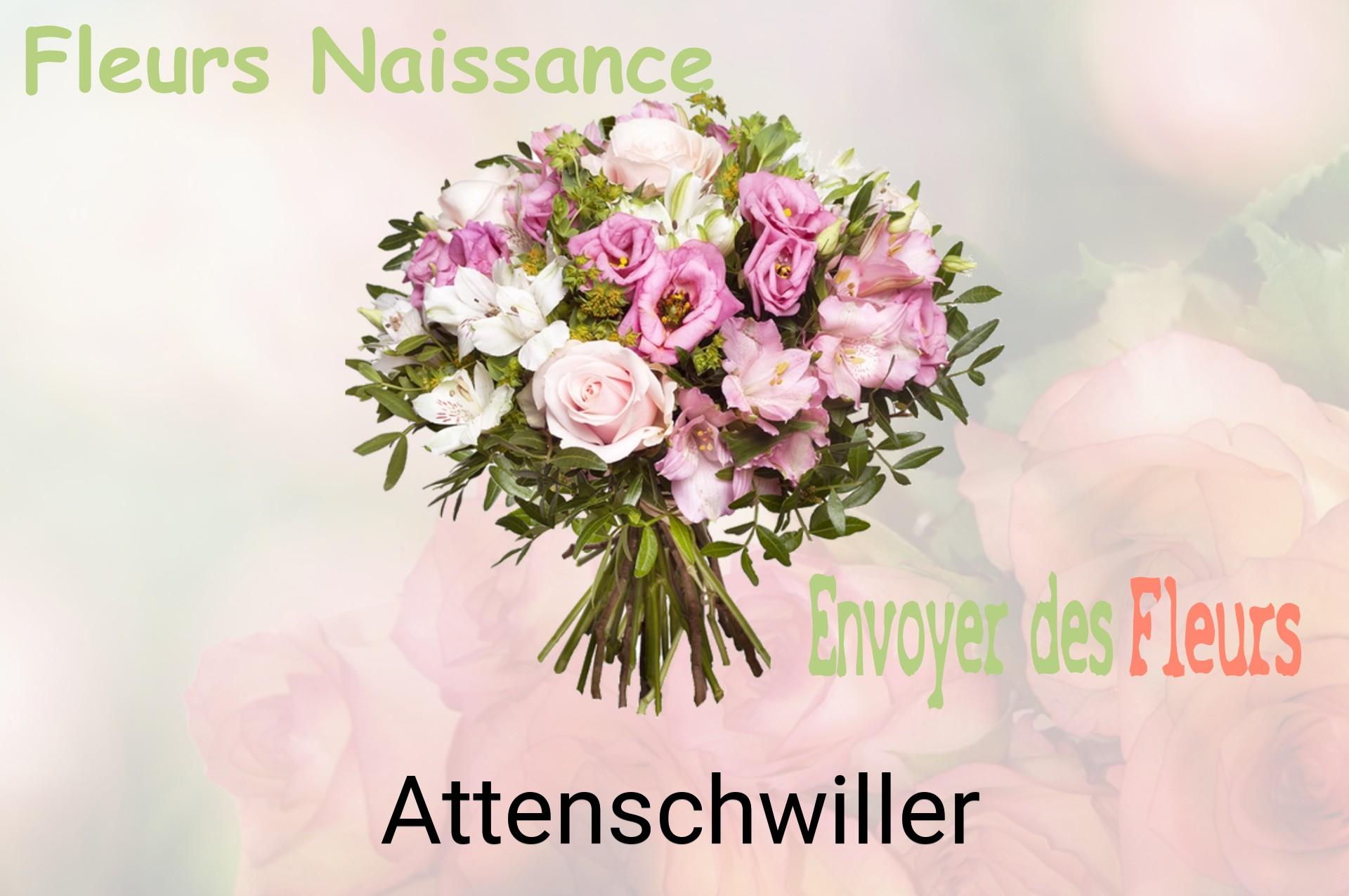Bouquet de fleurs de naissance livré à Attenschwiller